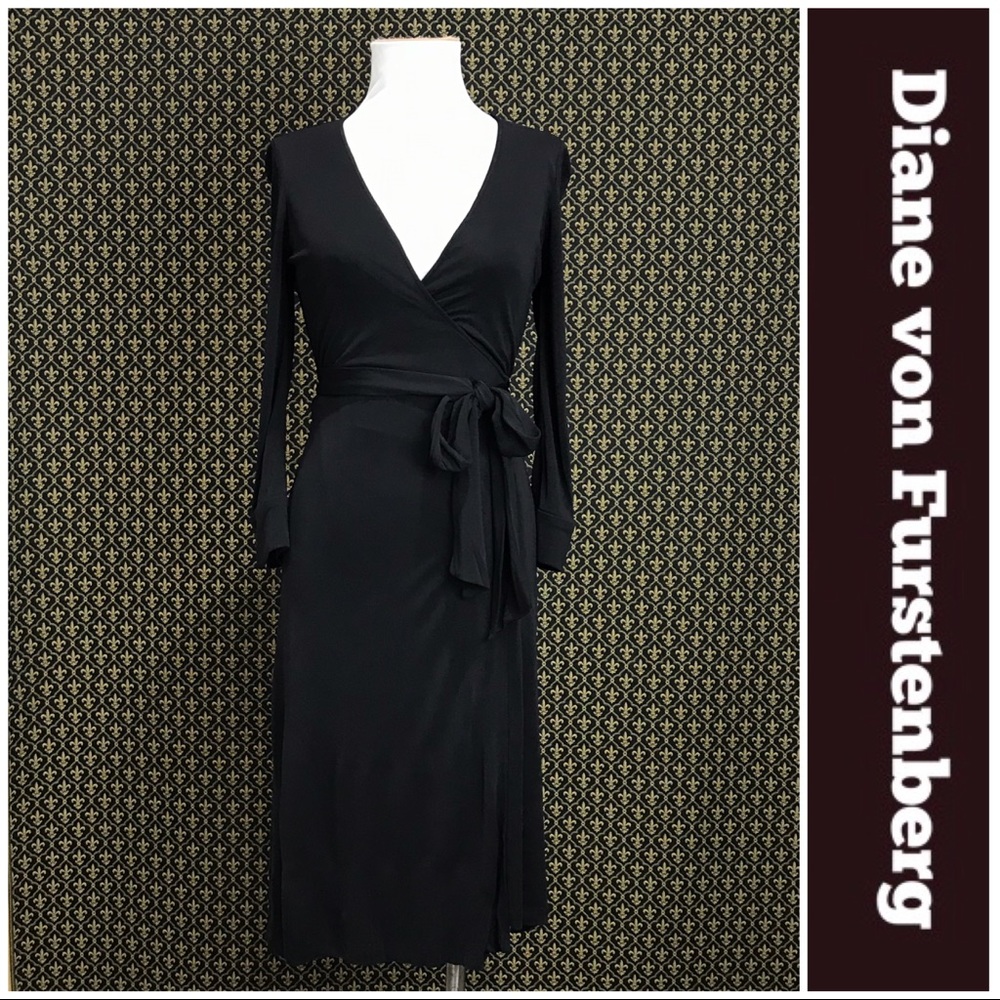 Diane von Furstenberg Classic Black Wrap Dress